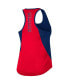 Women's Navy Arizona Wildcats Sachs 2-Hit Scoop Neck Racerback Tank Top