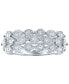 ფოტო #3 პროდუქტის Lab-Created Diamond Cluster Ring (1/2 ct. t.w.) in Sterling Silver