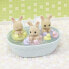 EPOCH Sylvanian Families Triplets Bath Time Figures