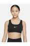 Фото #1 товара Спортивный бюстье Nike для детей, черный, спортивный бюстгальтер черный
