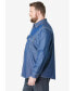 Фото #2 товара Big & Tall by KingSize Long Sleeve Denim And Twill Shirt