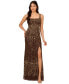 ფოტო #1 პროდუქტის Women's Square-Neck Embellished Gown