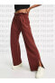 Фото #1 товара Everyday Modern Sweatpants in Burgundy Red Pamuklu Yüksek Bel Eşofman Altı