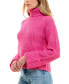 Juniors' Ribbed Turtleneck Sweater