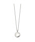 Фото #2 товара Chisel polished Puffed Disc Pendant on a 18 inch Cable Chain Necklace