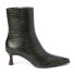 Matisse Gabbie Croc Pointed Toe Zippered Womens Green Dress Boots GABBIE-335