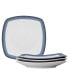 Фото #35 товара Colorscapes Layers Square Dinner Plate Set of 4, 10.75"