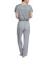ფოტო #5 პროდუქტის Women's Relaxed Butter-Knit Short Sleeve Pajama Set