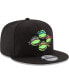 Фото #4 товара Men's Black Teenage Mutant Ninja Turtles 9FIFTY Adjustable Snapback Hat