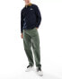 Lee relaxed twill chinos in olive grove green