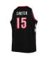 Фото #2 товара Men's Vince Carter Purple Toronto Raptors Big and Tall Hardwood Classics Swingman Jersey