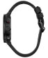 Фото #2 товара Наручные часы Lacoste men's Apext Black Leather Strap Watch 44mm.
