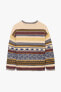 Фото #6 товара Limited edition jacquard knit sweater