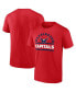 Men's Red Washington Capitals Goaltender Combo T-shirt