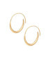 ფოტო #1 პროდუქტის 24K Gold-Plated Amali Threader Hoop Earrings