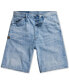 ფოტო #3 პროდუქტის Men's Relaxed Fit Sun Faded Denim Shorts