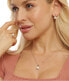 Gentle silver earrings with real white pearls JL0675