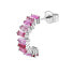 Sparkling single earrings Fancy Vibrant Pink FVP09