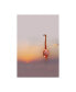 Фото #1 товара Anna Cseresnjes Sunset Flamingo Canvas Art - 37" x 49"