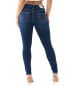 Фото #2 товара True Religion Tropical Depths Jennie Mr Skinny Jean Women's 27