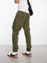 ONLY & SONS 2 pack cargo trousers in black & khaki