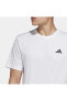 Essentials Erkek Beyaz Antrenman Tişörtü (ıc7430)
