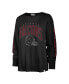 Фото #3 товара Women's Black Distressed Atlanta Falcons Tom Cat Long Sleeve T-shirt