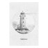 Фото #6 товара Wandbild Black and White Lighthouse