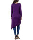 ფოტო #2 პროდუქტის Women's Long Sleeve Knee Length Tunic Top