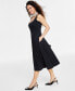 Women's Square-Neck Midi Dress, Created for Macy's