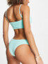 Volcom simply soft cheeky bikini bottom in pale aqua