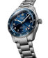 ფოტო #3 პროდუქტის Men's Swiss Automatic Spirit Zulu Time Stainless Steel Bracelet Watch 42mm