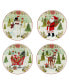 Фото #4 товара Joy of Christmas 16 piece Dinnerware Set, Service for 4