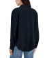 Фото #2 товара Juniors' Button-Up Long-Sleeve Boyfriend Shirt