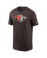 Фото #3 товара Men's Brown Cleveland Browns Essential Local Phrase T-shirt