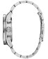 ფოტო #2 პროდუქტის Eco-Drive Men's Chronograph Avion Weekender Stainless Steel Bracelet Watch 45mm