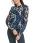 Love The Label Poppy Top Women's Navy Xs