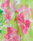 Фото #8 товара Juniors' Floral Print Sleeveless Tiered Maxi Dress