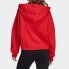 Фото #4 товара Толстовка женская Adidas Originals Logo FS1313, красная