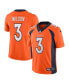 Фото #1 товара Men's Russell Wilson Orange Denver Broncos Team Vapor Limited Jersey