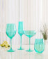 Carnival Champagne Flutes, Set of 4