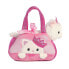 Фото #4 товара Мягкая игрушка для девочек FANCY PALS Aurora Princess Cat In A Pink Bag teddy