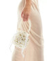 Фото #4 товара True Decadence mini pearl detail crossboday bag in white