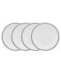 Фото #3 товара Whiteridge Platinum Set Of 4 Saucers, 6"