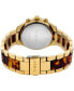 ფოტო #5 პროდუქტის Women's Quartz Analog Premium Dress Alloy Gold-Tone Watch 38mm