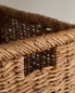 Rectangular woven basket