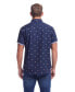 Фото #3 товара Men's Short Sleeve Cotton Poplin Shirt