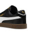 Фото #3 товара Puma Club II Era 39744702 Mens Black Leather Lifestyle Sneakers Shoes