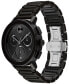 ფოტო #2 პროდუქტის Men's Swiss Chronograph Bold Evolution 2.0 Black Ion Plated Steel Bracelet Watch 42mm