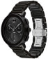 Men's Swiss Chronograph Bold Evolution 2.0 Black Ion Plated Steel Bracelet Watch 42mm